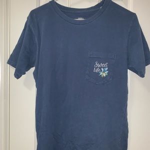 Ashy navy blue Royce Short sleeve